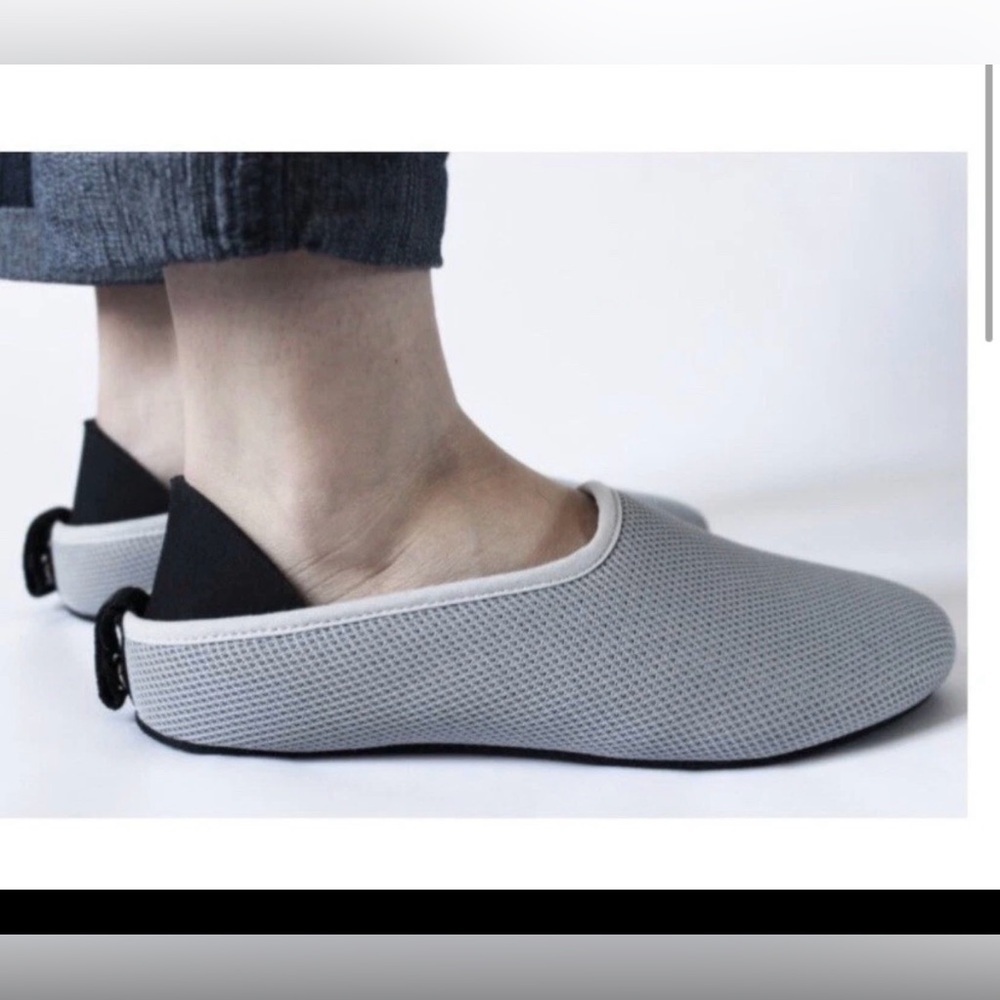 Mahabis Summer Comfort Breathable Slippers Gray , size 38 , 7.5 US